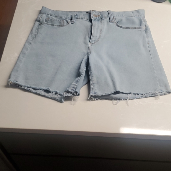 Banana Republic Pants - Banana Republic Blue Jean Shorts Distressed Cut-Offs